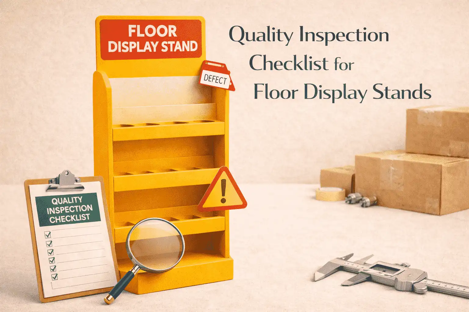 Quality Inspection Checklist for Floor Display Stands